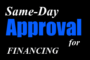 Same-day approval for financing